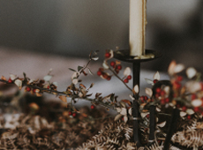 Tribute at the funeral home